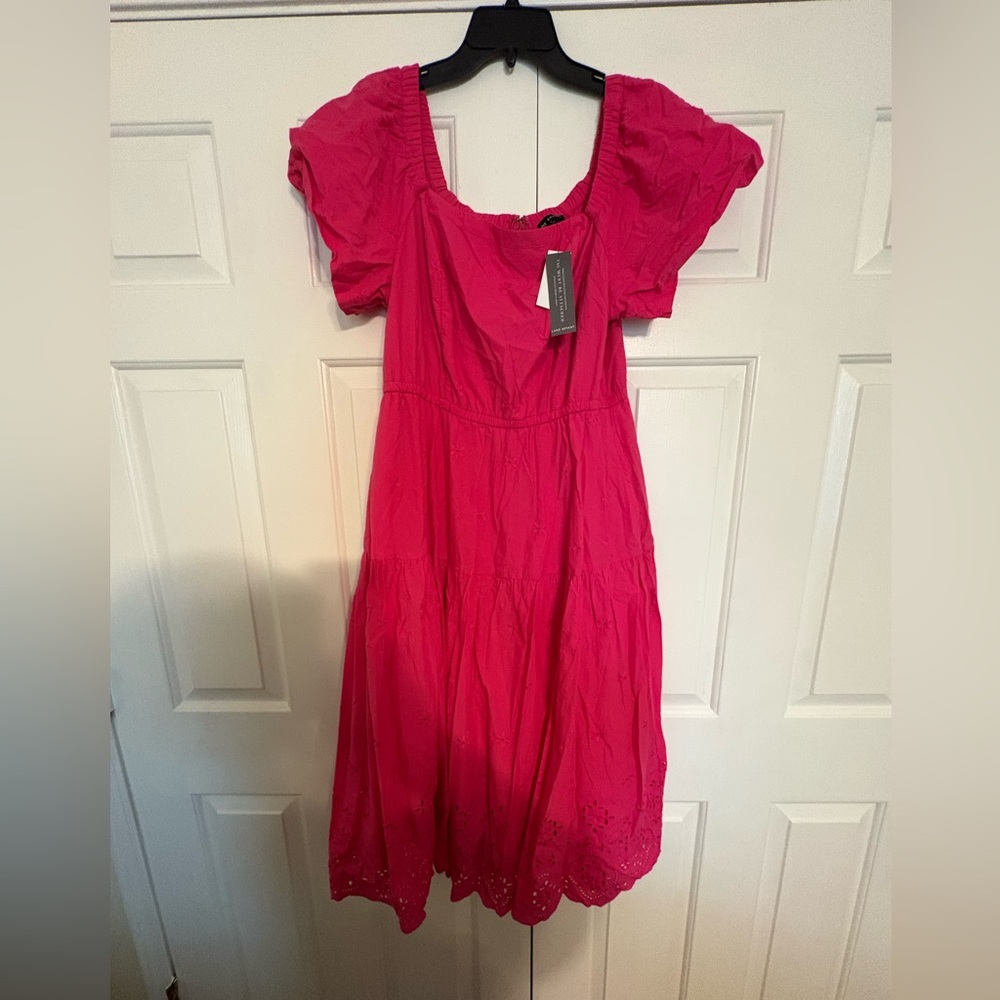 Lane Bryant Vibrant Pink Dress
